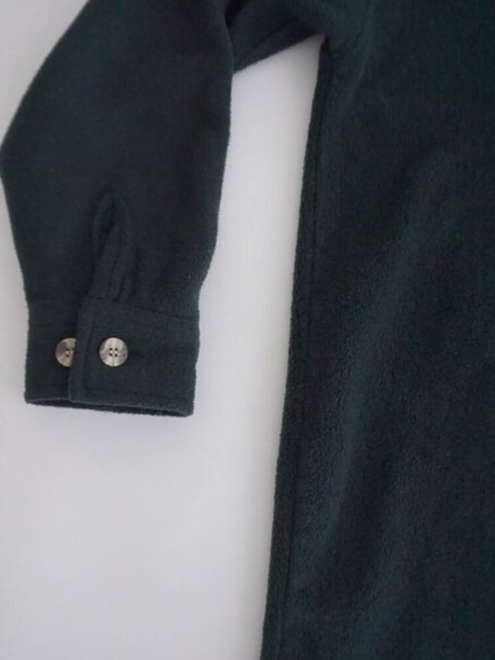 Vintage '90S Cherokee Hunter Green Embroidered Feathers Button Up Shacket S - Picture 9 of 10